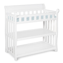 Table à langer Delta Children Eclipse avec matelas, blanc