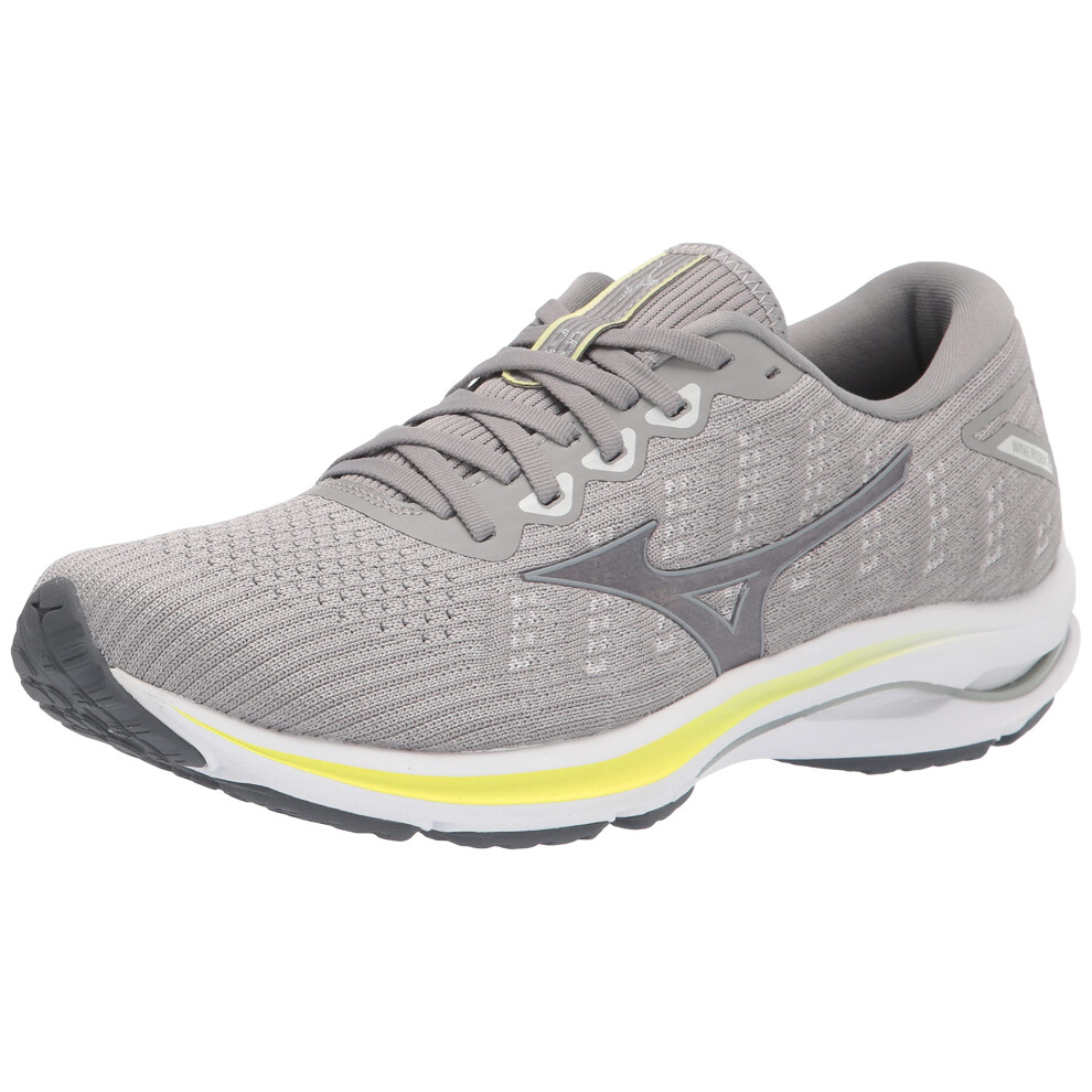 Mizuno Womens Wave Rider 25 Running Shoe  Harbor Mist-Silver  7