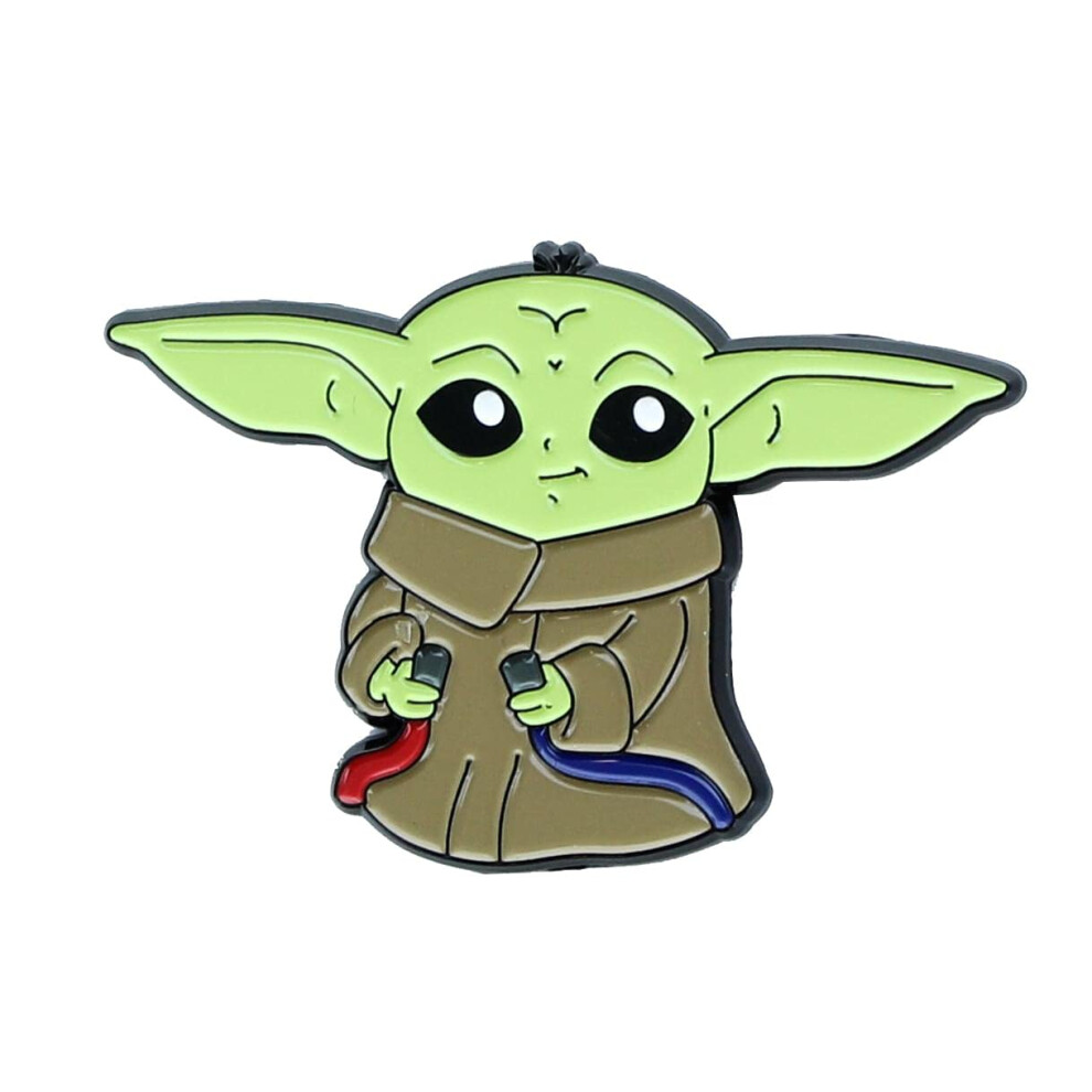 Star Wars The Mandalorian grogu With Wires Enamel collector Pin