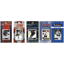 NHL San Jose Sharks 5 verschiedene lizenzierte Sammelkarten-Team-Sets