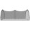 VidaXL vidaXL Baseball Batting Cage Net Black 600x400x250 cm Polyester 2