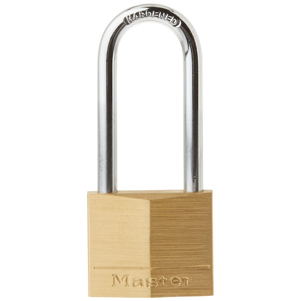 Master Lock 140QLH Solid Lock  4 Pack  Brass  Silver  4 Padlock