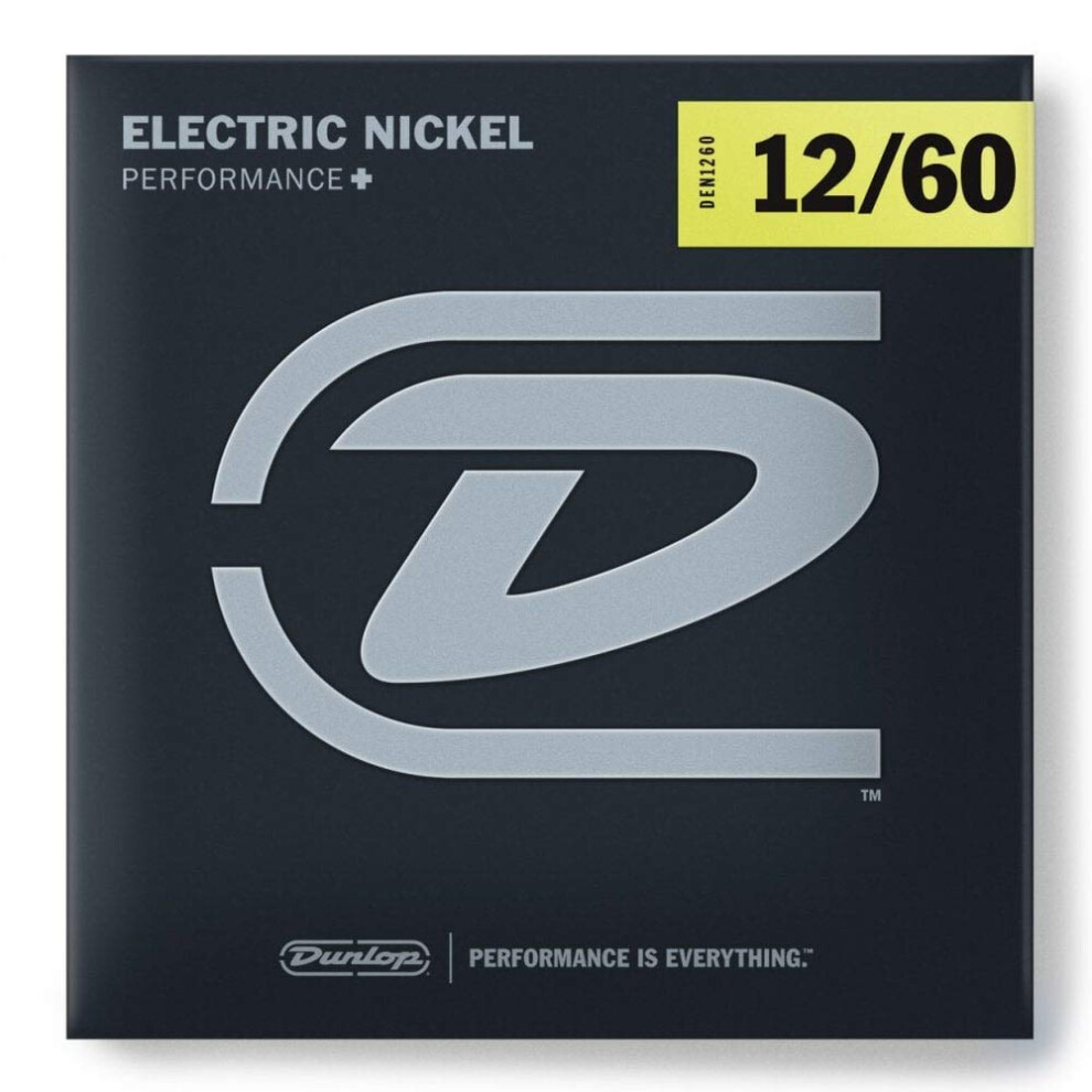 JIM DUNLOP Performance+ Electric guitar Strings 12-60 (DEN1260)