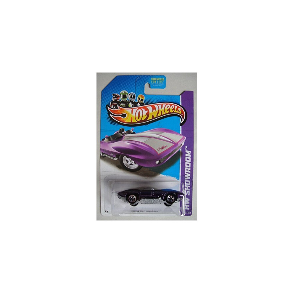 Hot Wheels HW Showroom Purple Corvette Stingray 203/250 5 Spoke