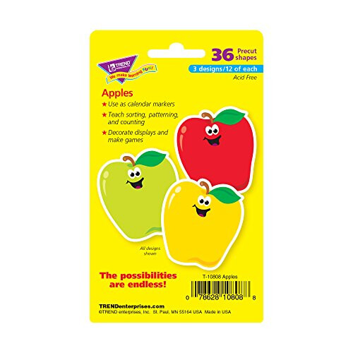 Pack de Mini Acentos Trend Apples, Recortes para Quadro, 3 Polegadas, 36 Unidades 2