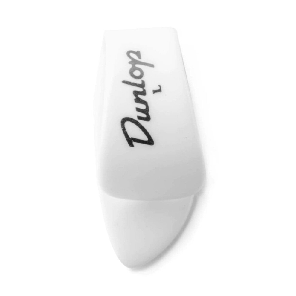 JIM DUNLOP 9003P White Plastic Thumbpicks  Large  4Players Pack