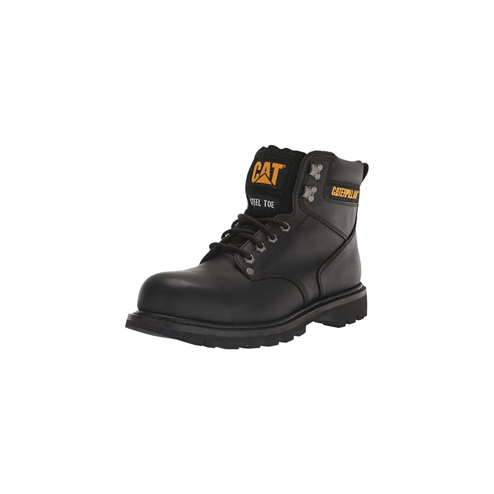 cat Footwear mens Second Shift Steel Toe Work Boot  Black  8 US