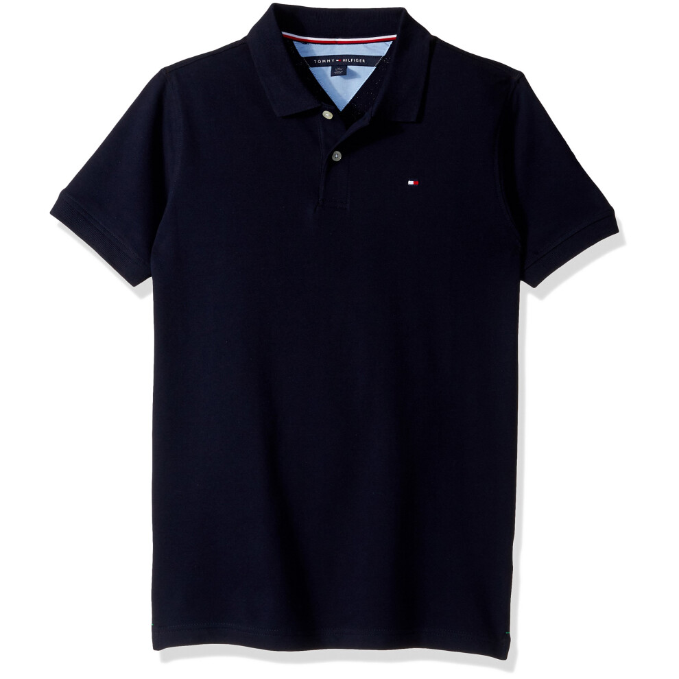 Tommy Hilfiger Boys Short Sleeve Ivy Polo Shirt  Master Navy  3