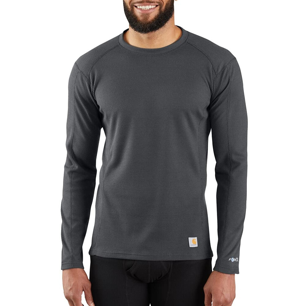 carhartt Mens Base Force Midweight classic crew  Shadow  Medium