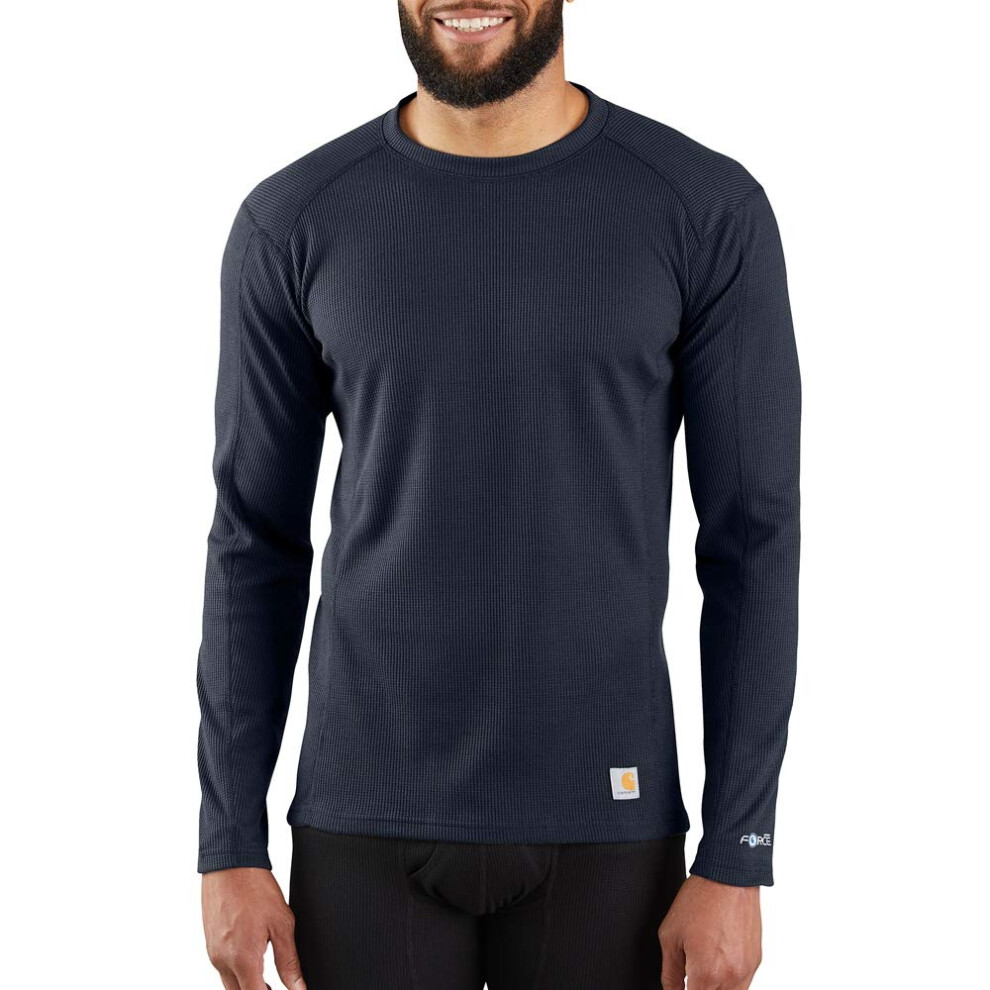 carhartt Mens Base Force Midweight classic crew  Navy  3X-Large