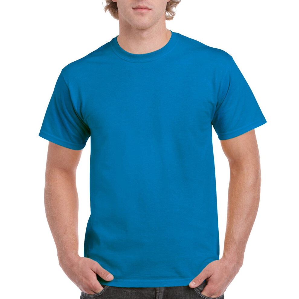 Gildan Men's G2000 Ultra Cotton Adult T-shirt  Sapphire  Medium