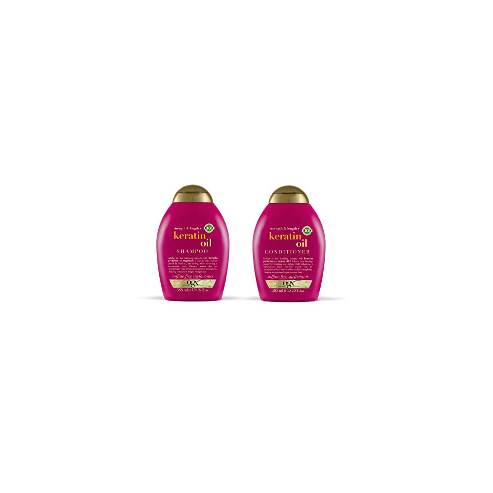 OGX Anti-breakage Keratin Oil Shampoo & Conditioner (13 Ounces)