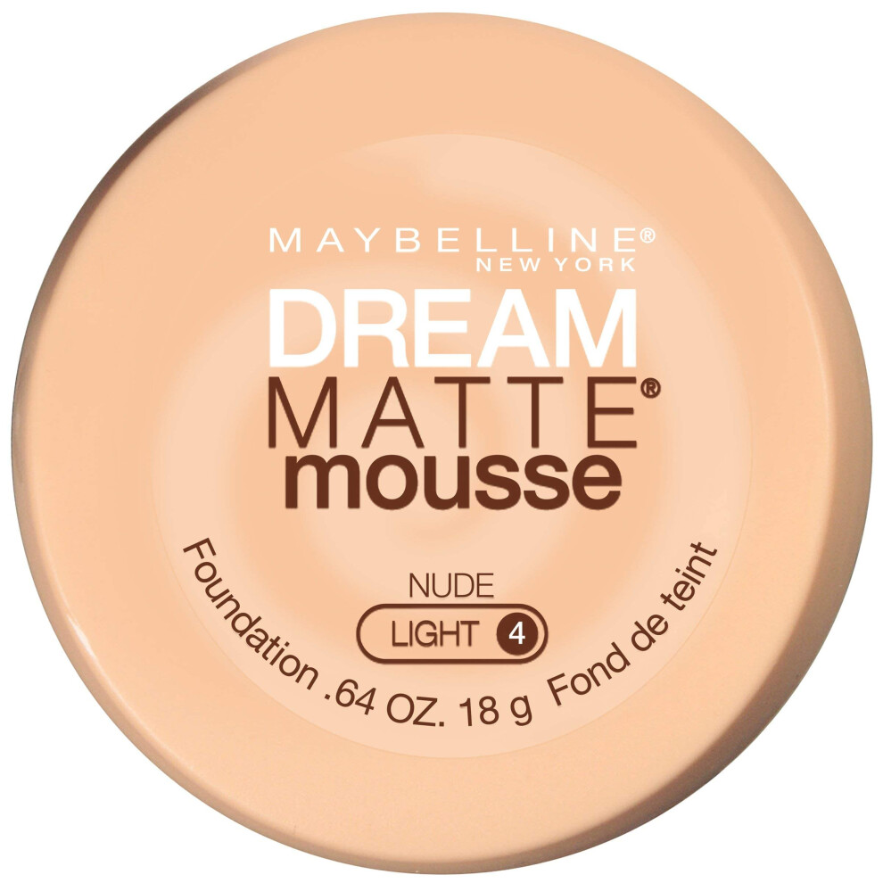 Maybelline New York Dream Matte Mousse Foundation  Nude  064 oz