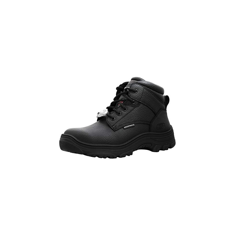 Skechers Mens Burgin-Tarlac Industrial Boot BlackBlack 105 M US