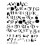 Crafter's Workshop Stencil 8.5 """" x 11 """" Mystic 1 """" Letters 1