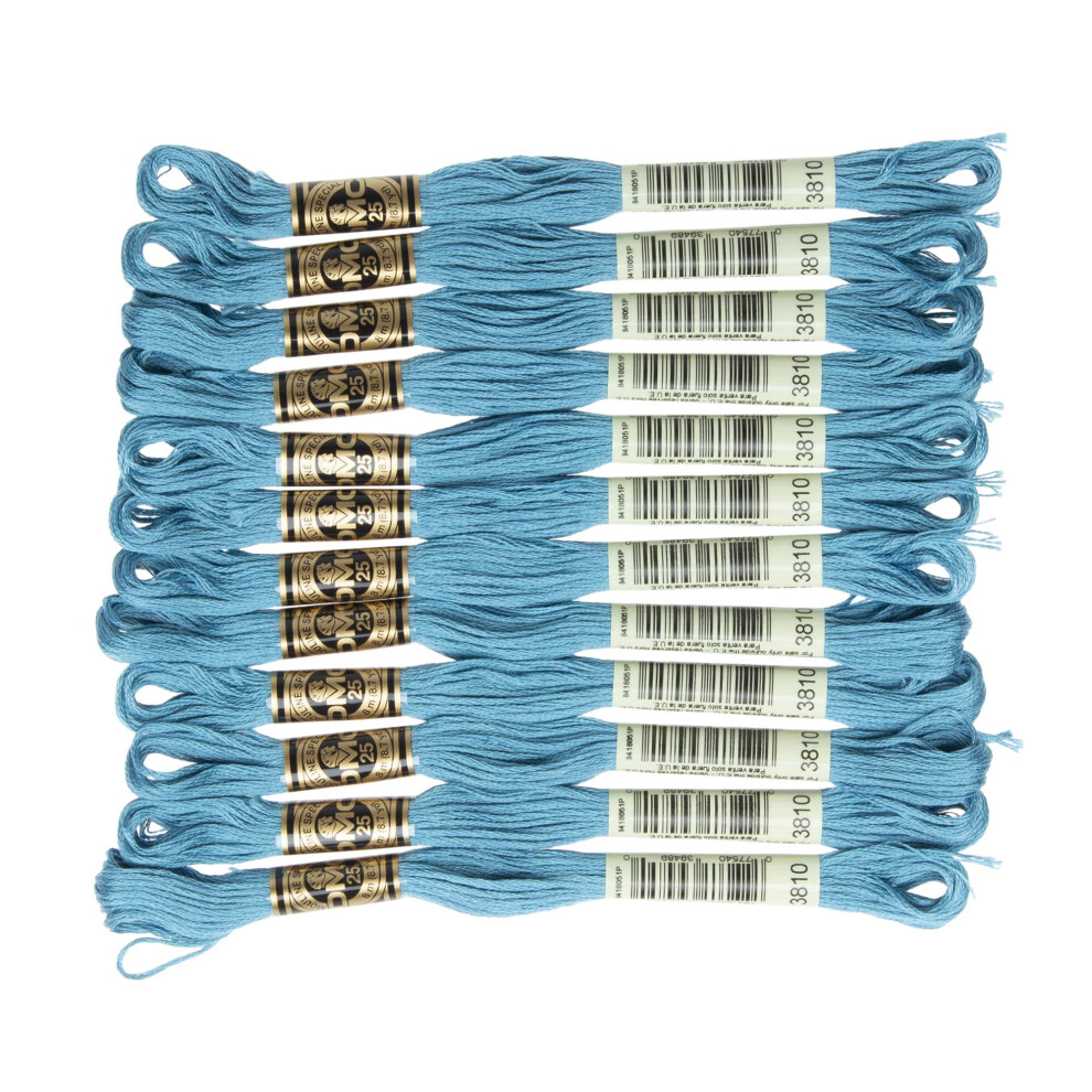 DMC 6-Strand Embroidery Cotton Floss  Dark Turquoise(Pack of 12)