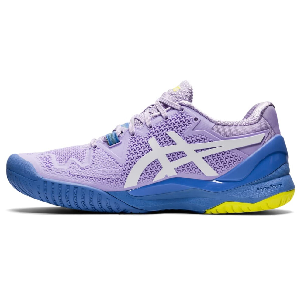 ASICS Women's Gel-Resolution 8 Tennis Shoes  9.5  MURASAKI/White