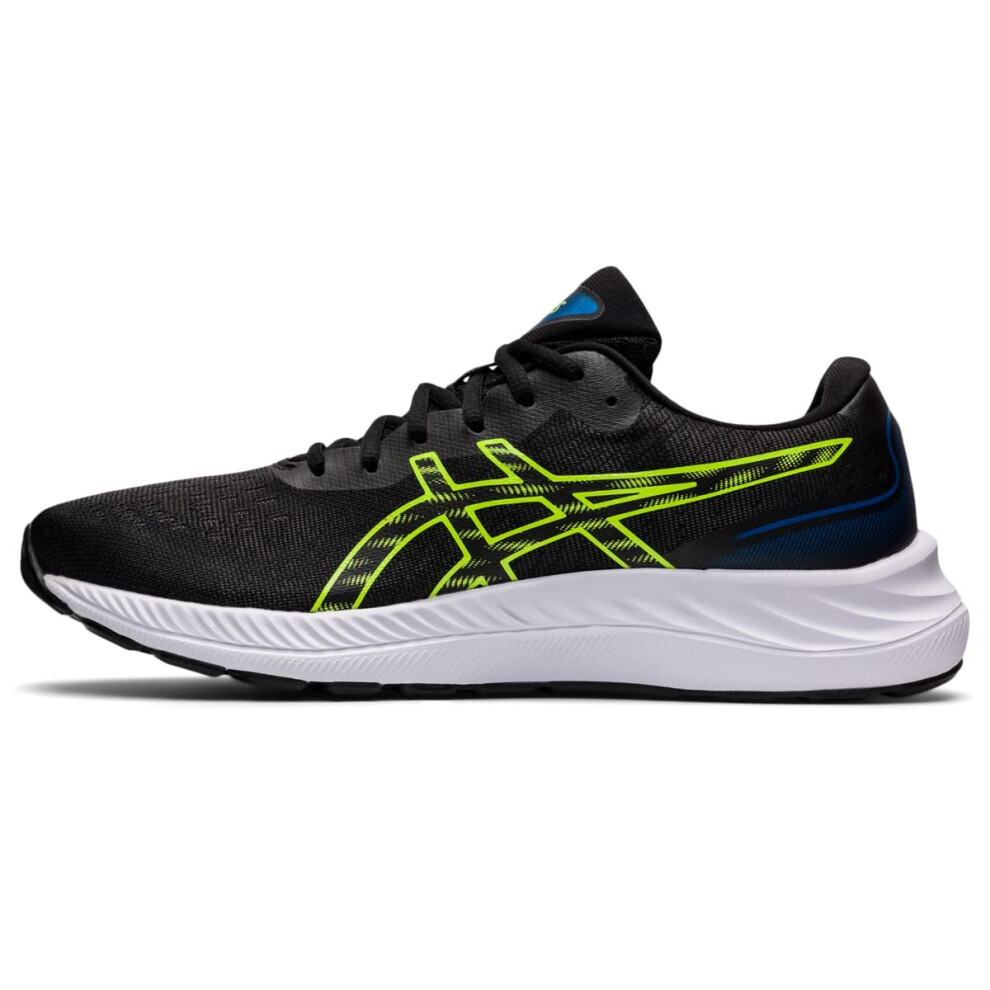 ASICS Men's Gel-Excite 9 Running Shoes  11.5  Black/Hazard Green