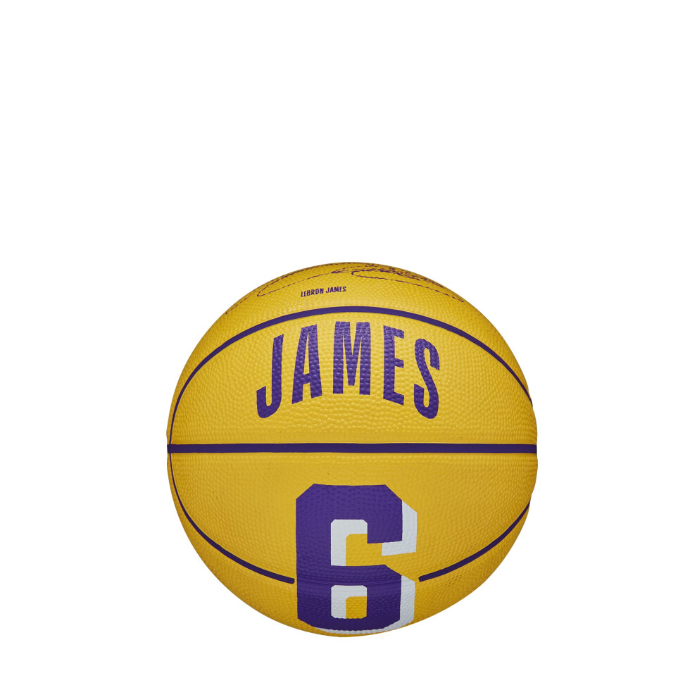 WILSON NBA Player Icon Mini Basketball - Lebron James  Mini Size