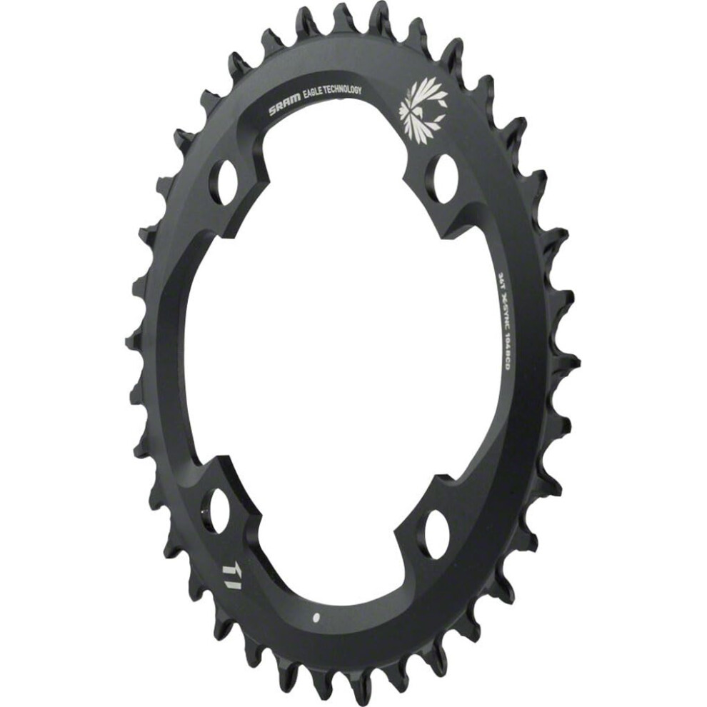 SRAM X-Sync 2 Eagle 11 or 12-Speed Chainring 36T 104mm BCD Black