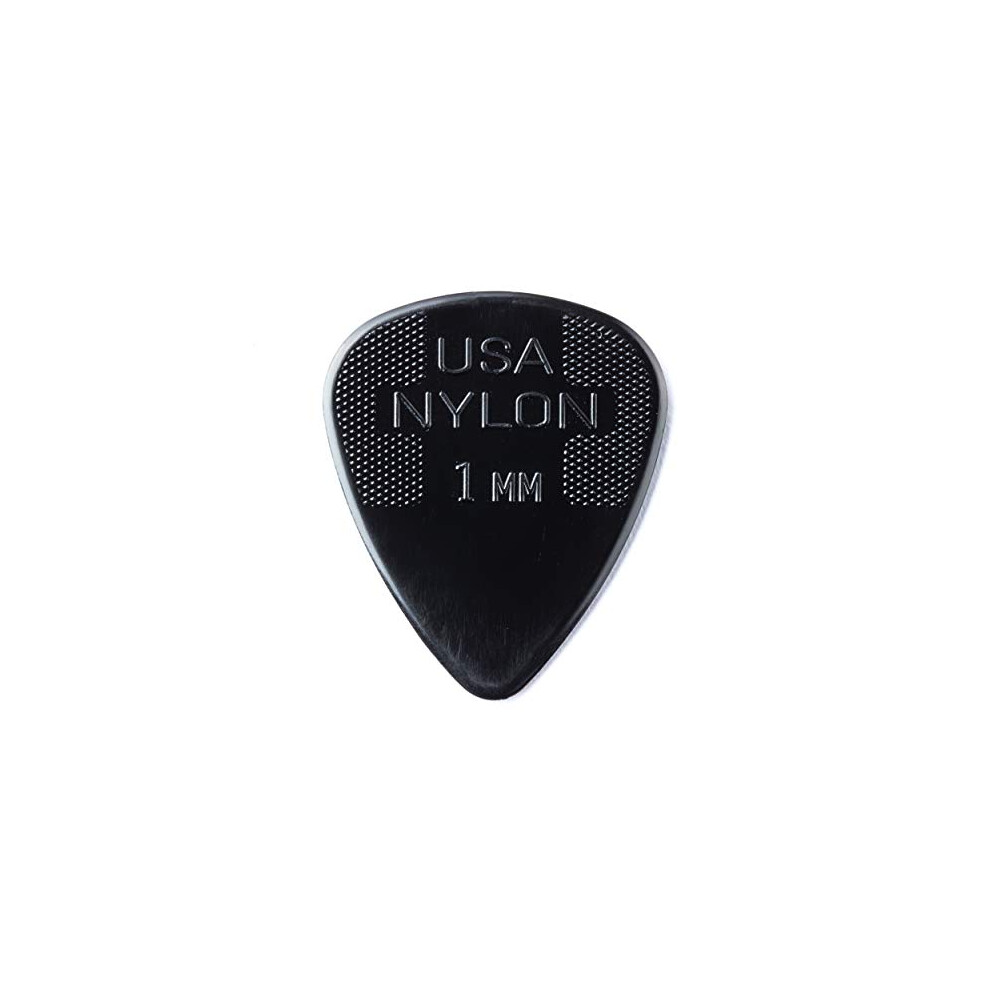 JIM DUNLOP 44P1.0 Nylon Standard  Black  1.0mm  12/Player's Pack