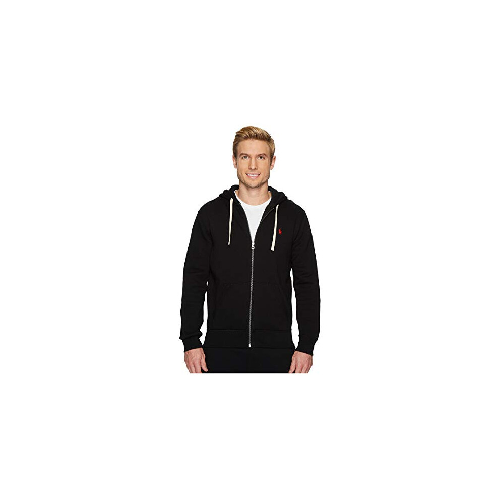 POLO RALPH LAUREN Men's Classic Fleece Full Zip Hoodie  Black  S