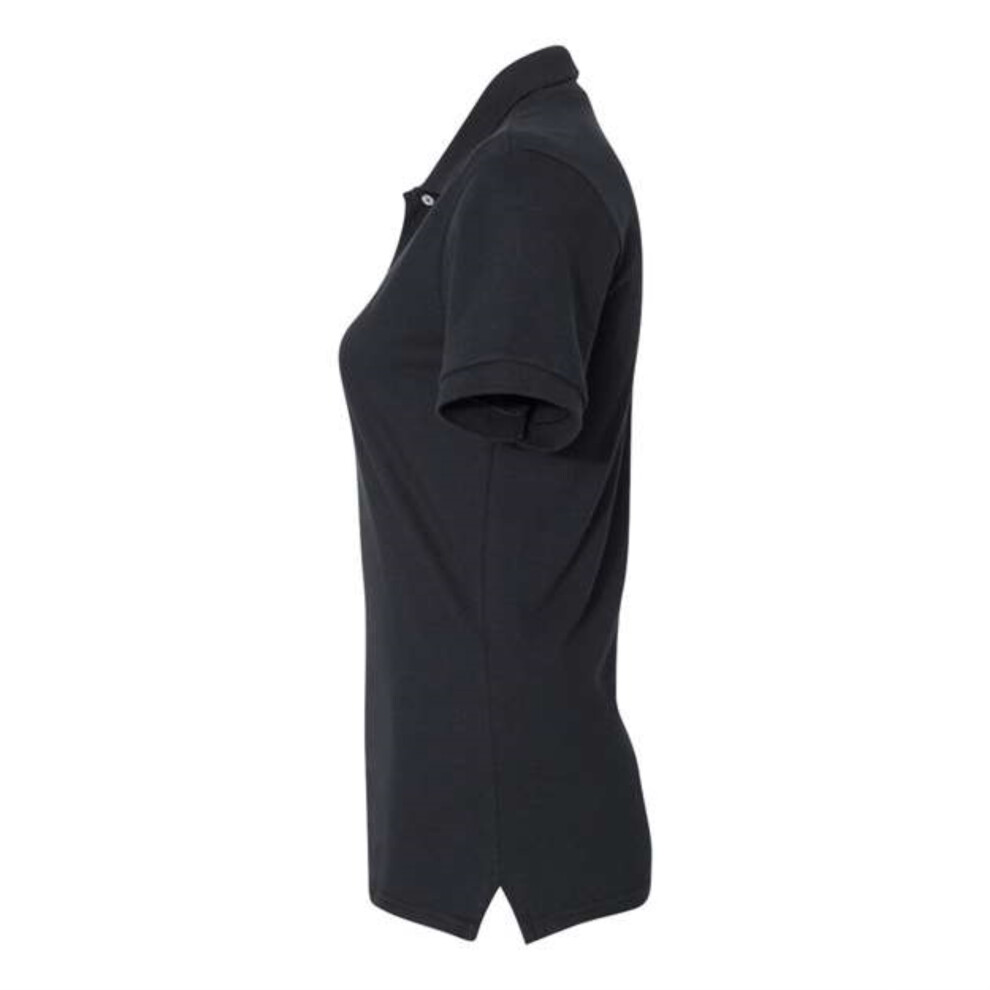 Chemise sport femme JERZEES 100 % coton piqu? fil? ? l'anneau - Noir M