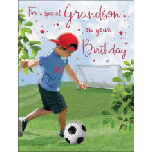 Birthday card grandson - 8 x 6 inches - Regal Publishing c80231