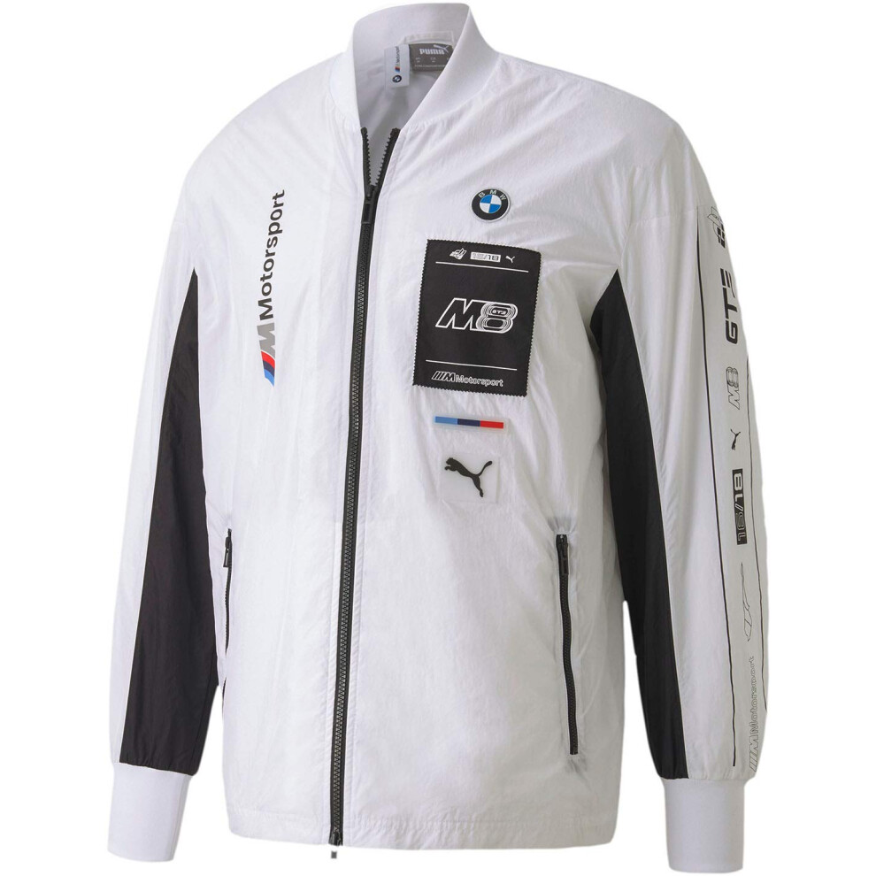 Puma - Mens BMW MMS Street Jacket  Size: Small  Color: Puma White