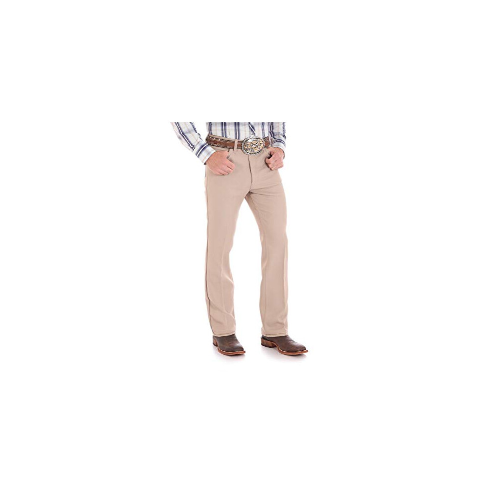 Wrangler mens Wrancher-Jean dress pants  Dark Beige  30W x 32L US