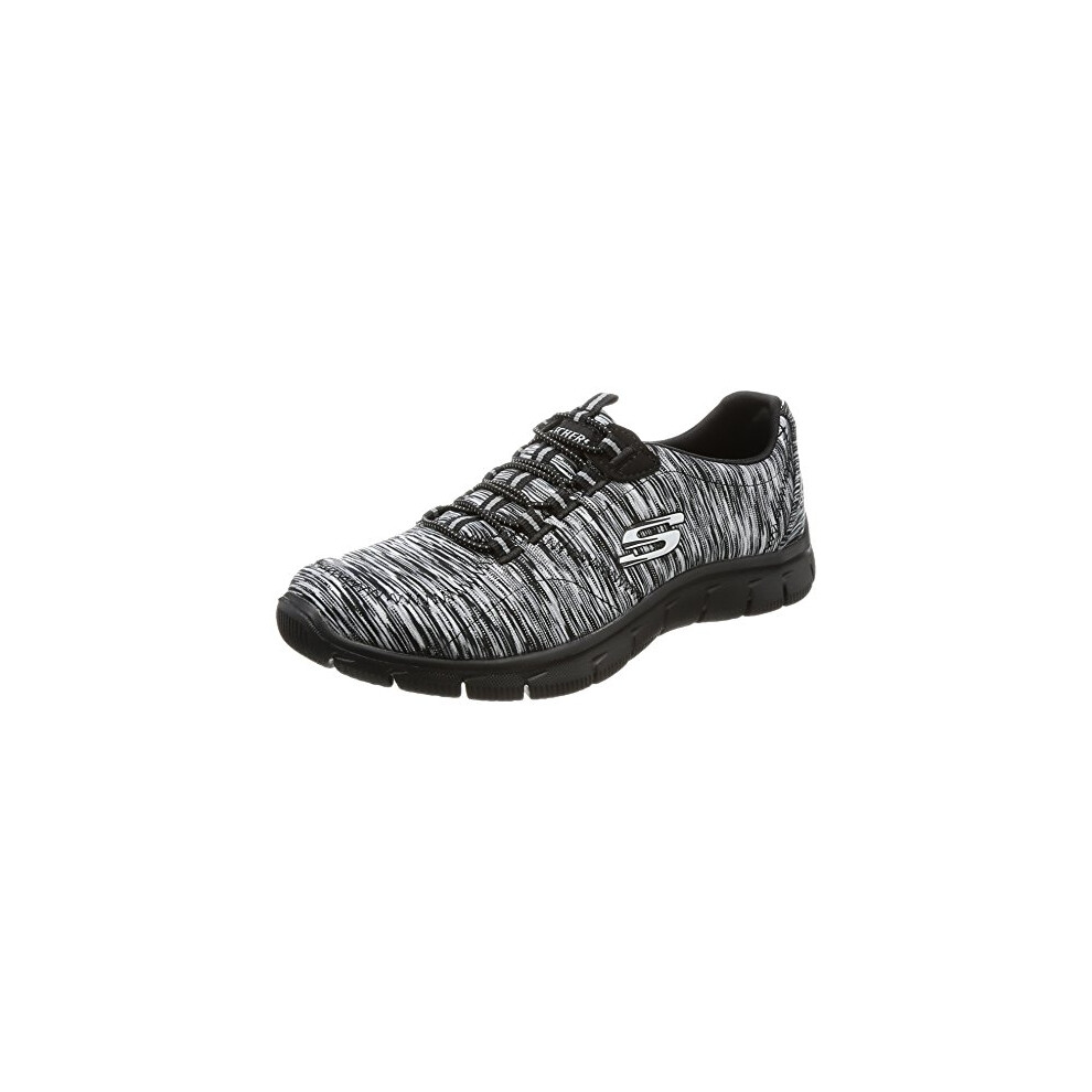 Skechers Women's Empire Game ON Sneaker  Black Charcoal  7.5 M US