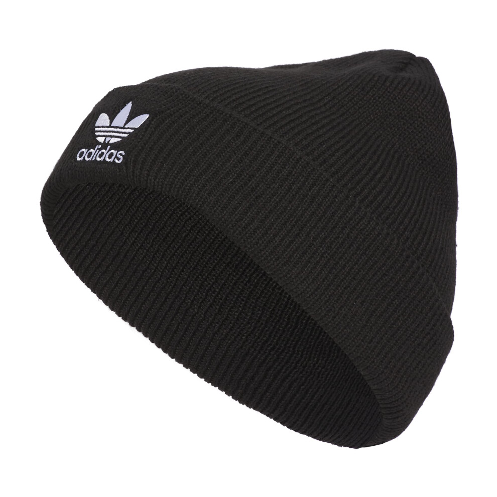 adidas Originals Women's Trefoil Beanie. Black/White 23. One Size