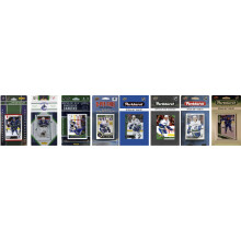 NHL Vancouver Canucks 8 verschillende gelicentieerde ruilkaartenteamsets