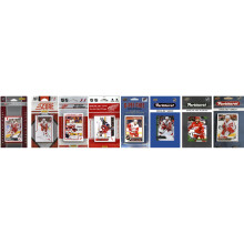 NHL Detroit Red Wings 8 verschillende gelicentieerde ruilkaartenteamsets
