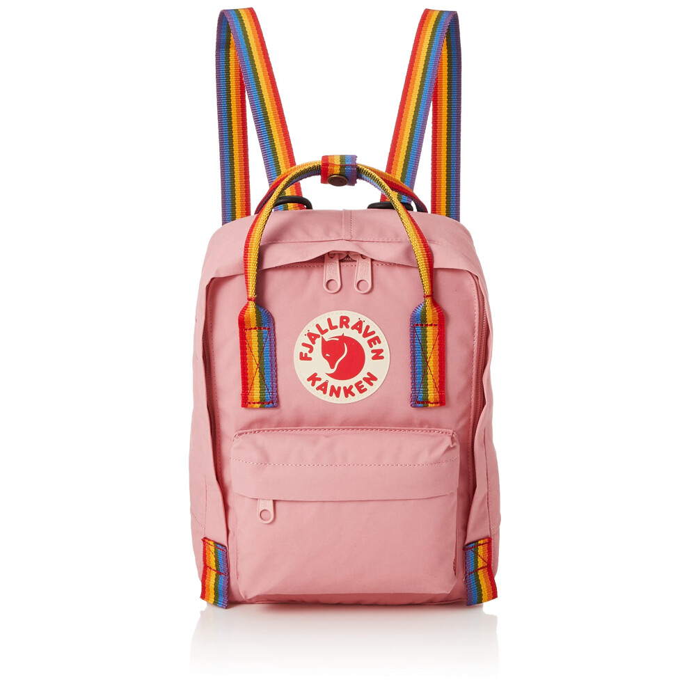 Fjallraven F23621312-907 Kanken Rainbow Mini Pink-Rainbow Pattern