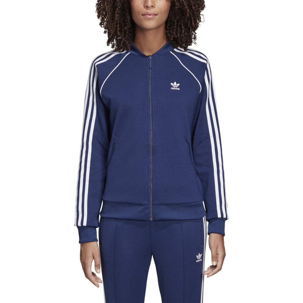 adidas Originals Women's Superstar Track Jacket  Dark Blue  Small