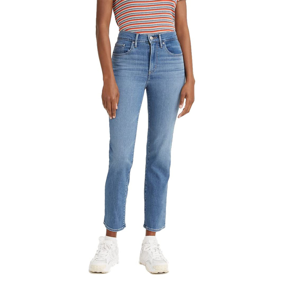 Levis Womens 724 High Rise Straight crop Jeans  Tribeca Moves  28