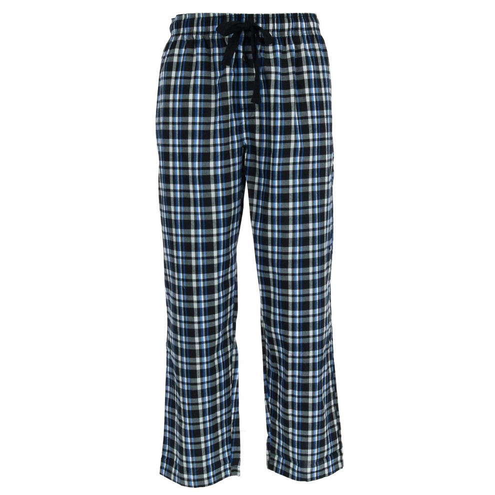 Fruit of the Loom Mens Woven Sleep Pajama Pant  Black  Large-Tall