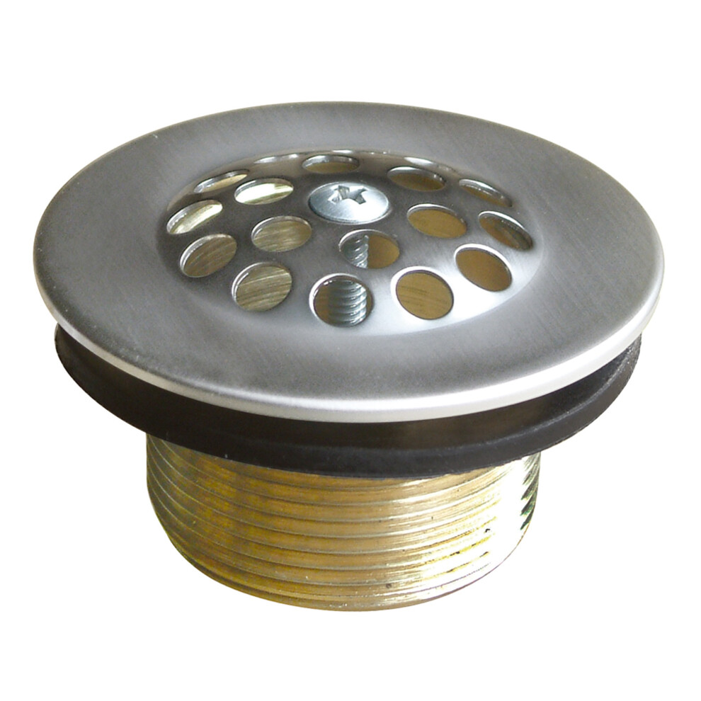 Kingston Brass DTL208 Tub Drain Strainer and Grid  Brushed Nickel