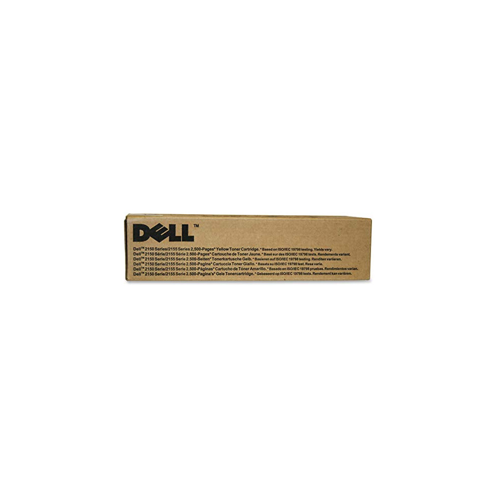 Dell NPDXG 2150 2155 Toner Cartridge (Yellow) in Retail Packaging