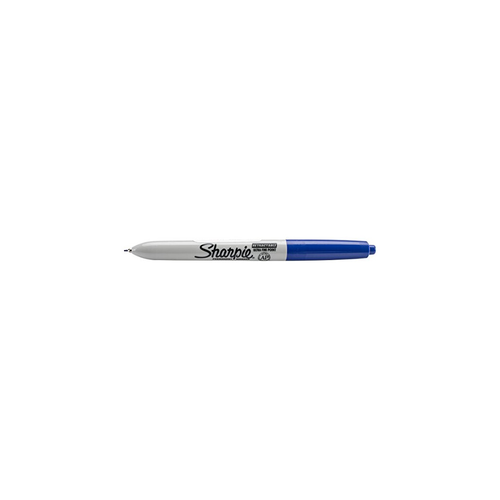 SHARPIE Marker  Permanent  Retractable  Ultra Fine  Blue (1735797)