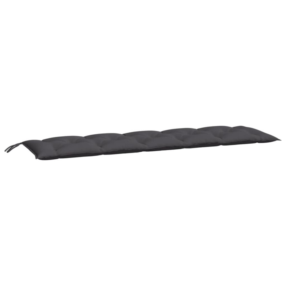 vidaXL Garden Bench Cushion Anthracite 70.9""x19.7""x2.8"" Fabric