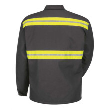Red Kap Jacke mit Perma-Lined Panel für verbesserte Sichtbarkeit, Anthrazit, S