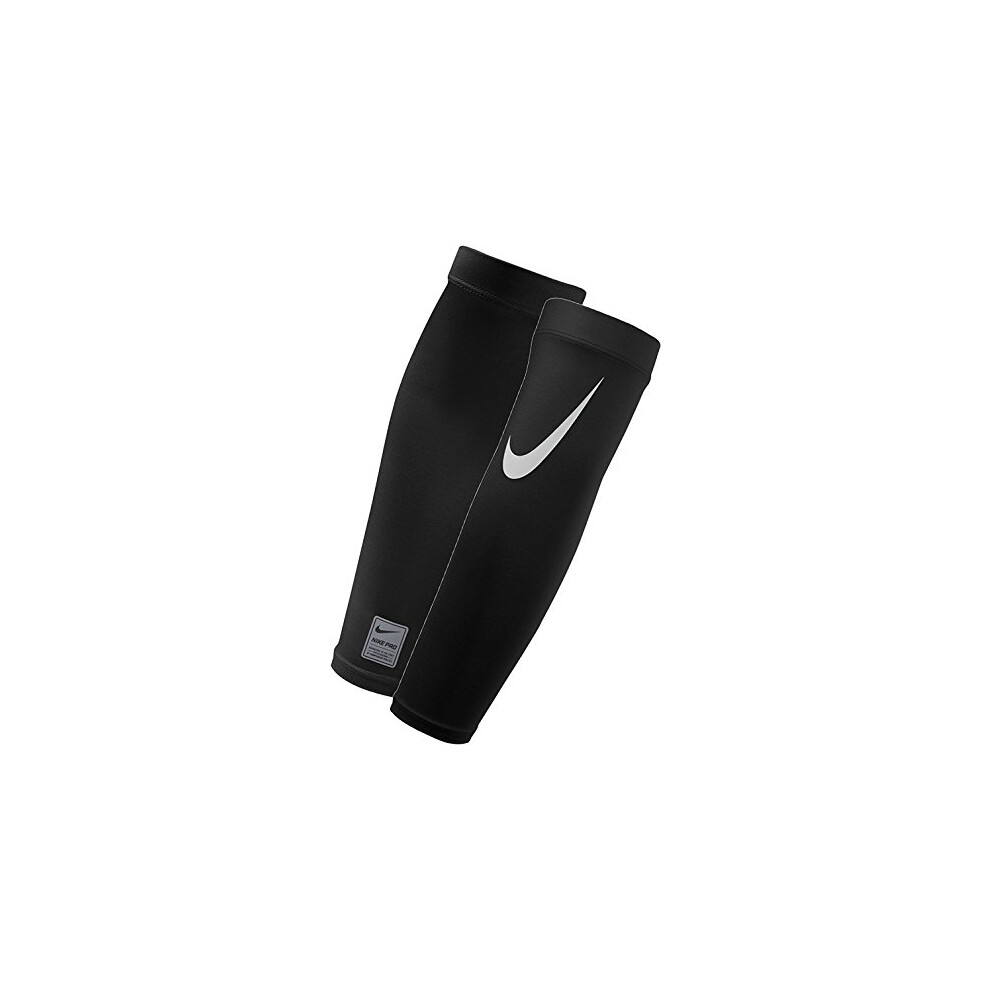 NIKE Pro Adult Dri-FIT 3.0 Arm Sleeves (Black/White  Small/Medium)