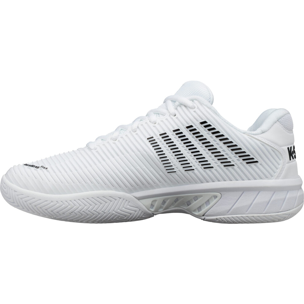 K-Swiss Men's Hypercourt Express 2 Tennis Shoe  White/Black  7.5 M