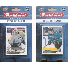 NHL San Jose Sharks 2018-19 Parkhurst Team Set en een all-star set