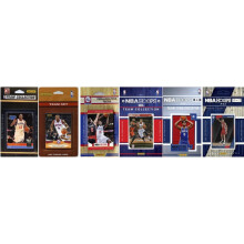 NBA Philadelphia 76ers 6 verschiedene lizenzierte Sammelkarten-Team-Sets