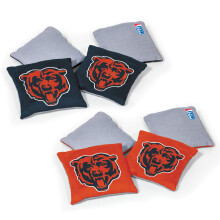 Wild Sports NFL Chicago Bears 8pk Dual Sided Bean Bags Team Color
