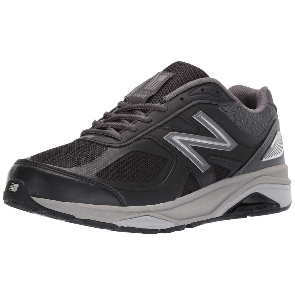 New Balance Men's 1540 V3 Running Shoe  Black/Castlerock  8 X-Wide