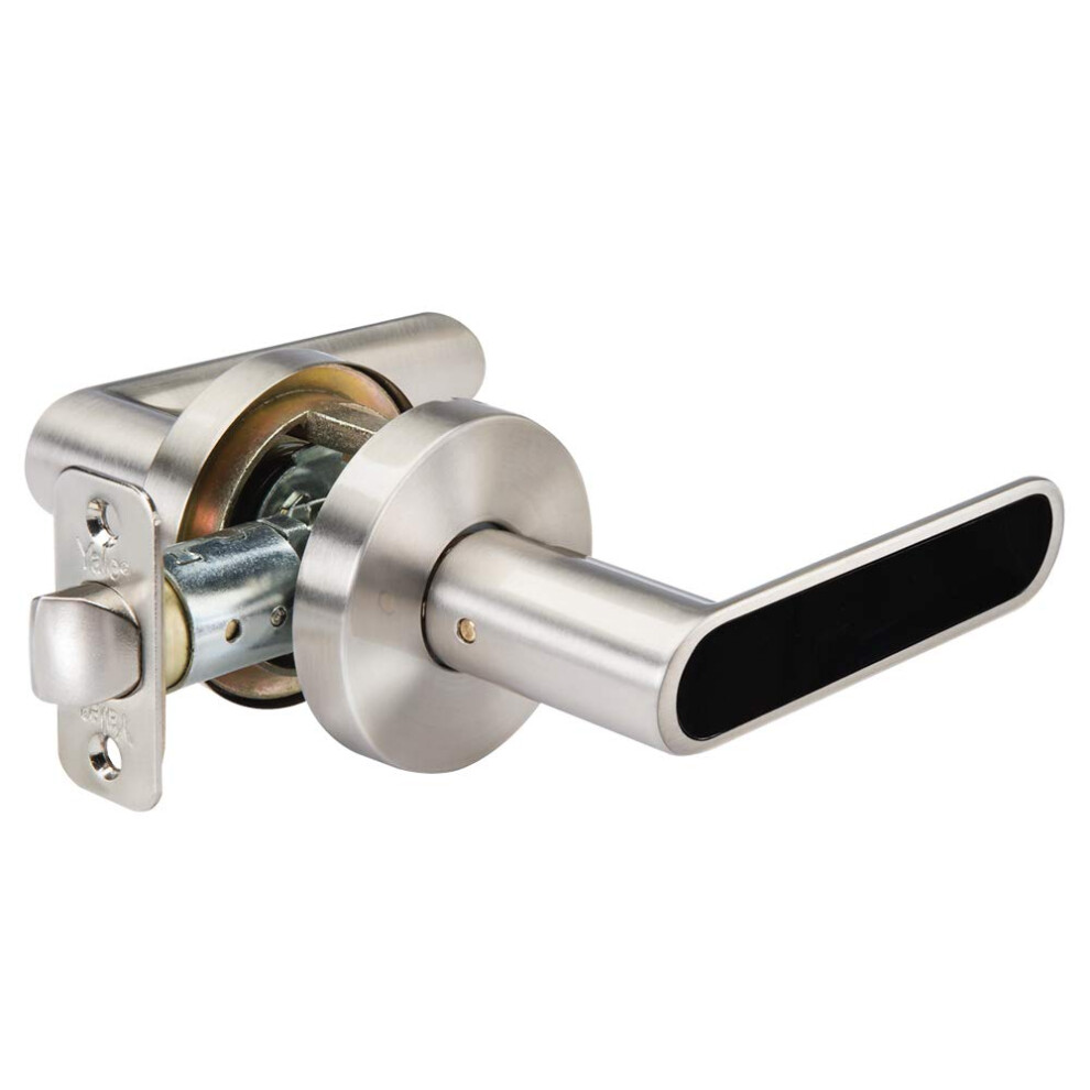 Yale Security D510LN01 Kincaid BK  Satin Nickel Passage Lever Lock